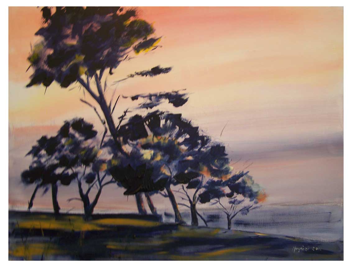 Coucher de soleil au Mouleau