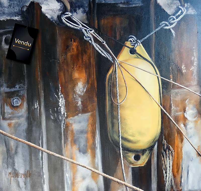 Pare-battage jaune