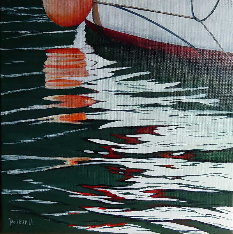 Reflet Orange-vert