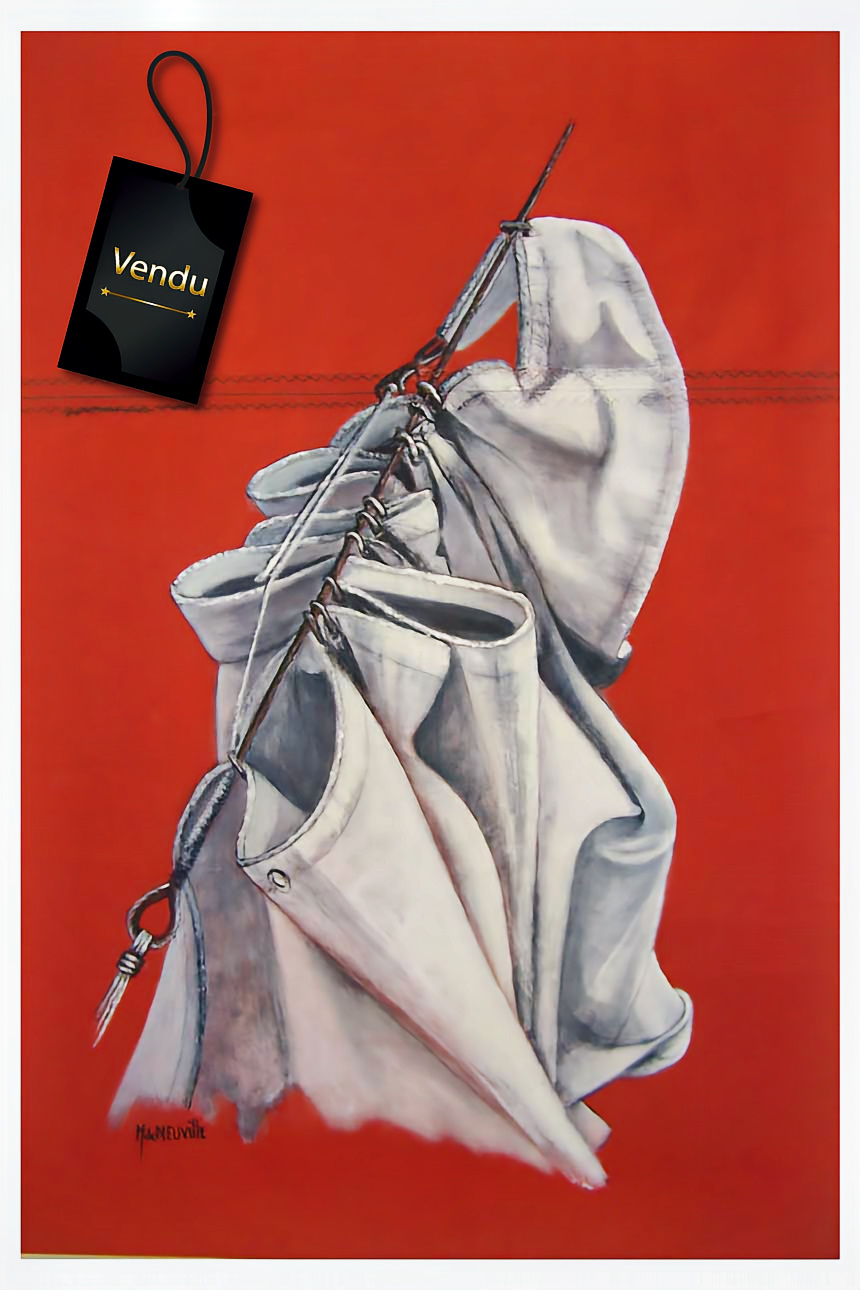 Voile affalée