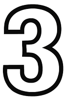 Icône représentant l’étape 3 du processus de création de site web pour restaurant avec Ilicop Resto